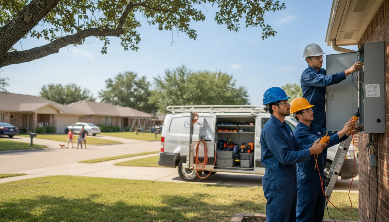 Certified electrician providing emergency electrical services in Sabetha, KS